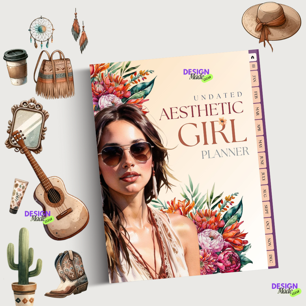 Aesthetic Girl Digital Planner