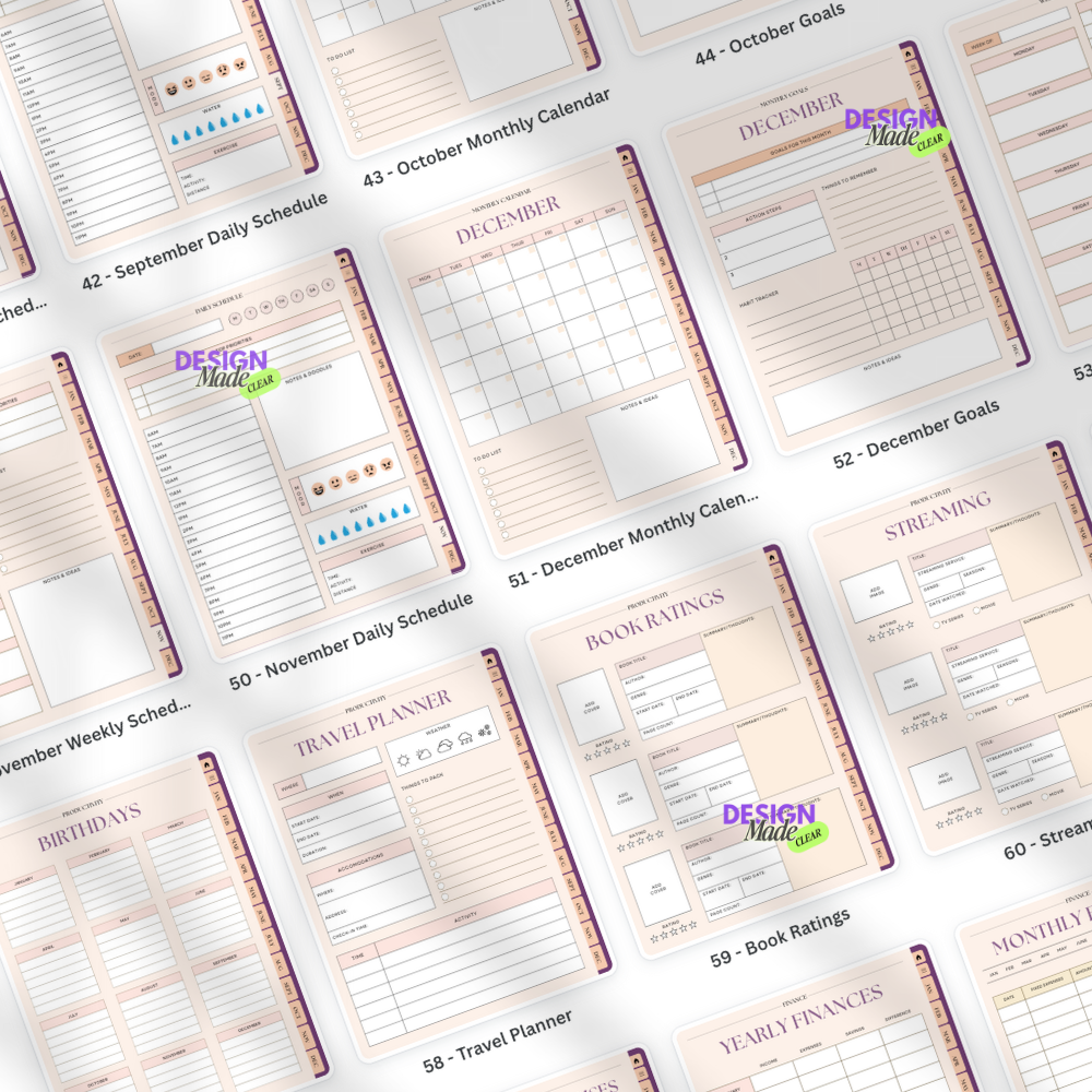 Aesthetic Girl Digital Planner
