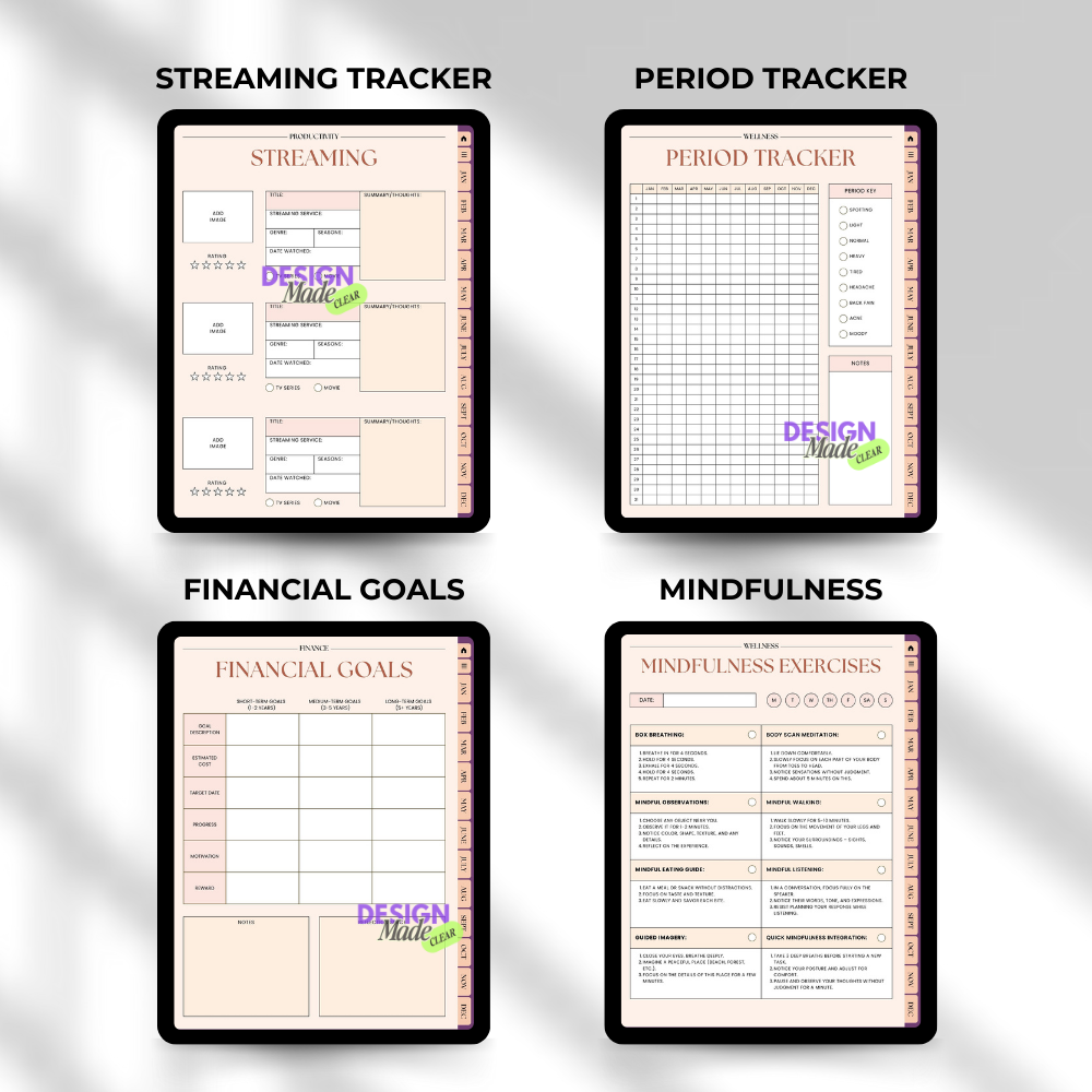 Aesthetic Girl Digital Planner