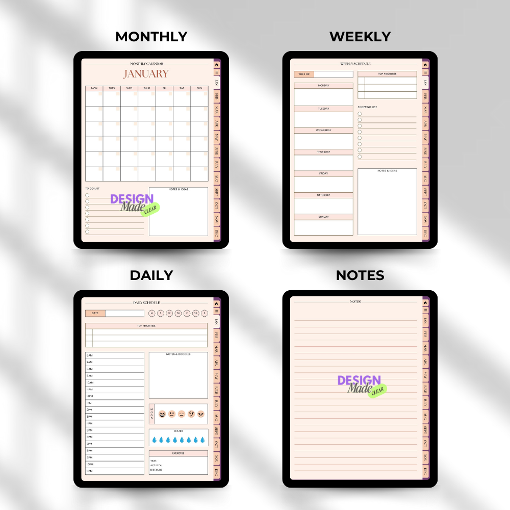 Aesthetic Girl Digital Planner