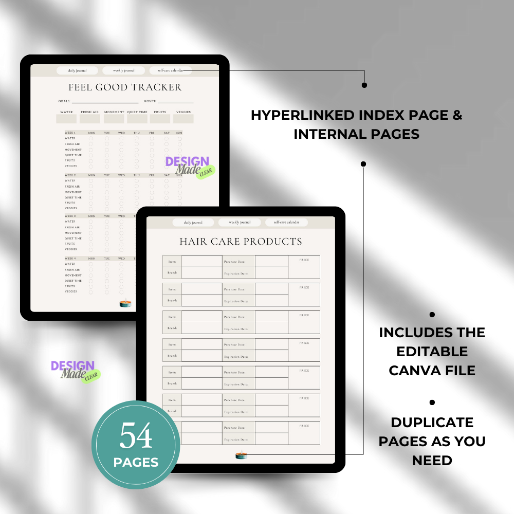 Self-Care Digital Planner