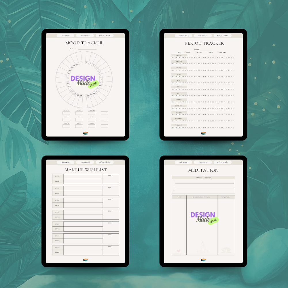 Self-Care Digital Planner