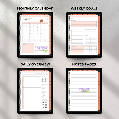 Orange 2026 Digital Planner