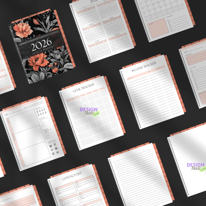 Orange 2026 Digital Planner