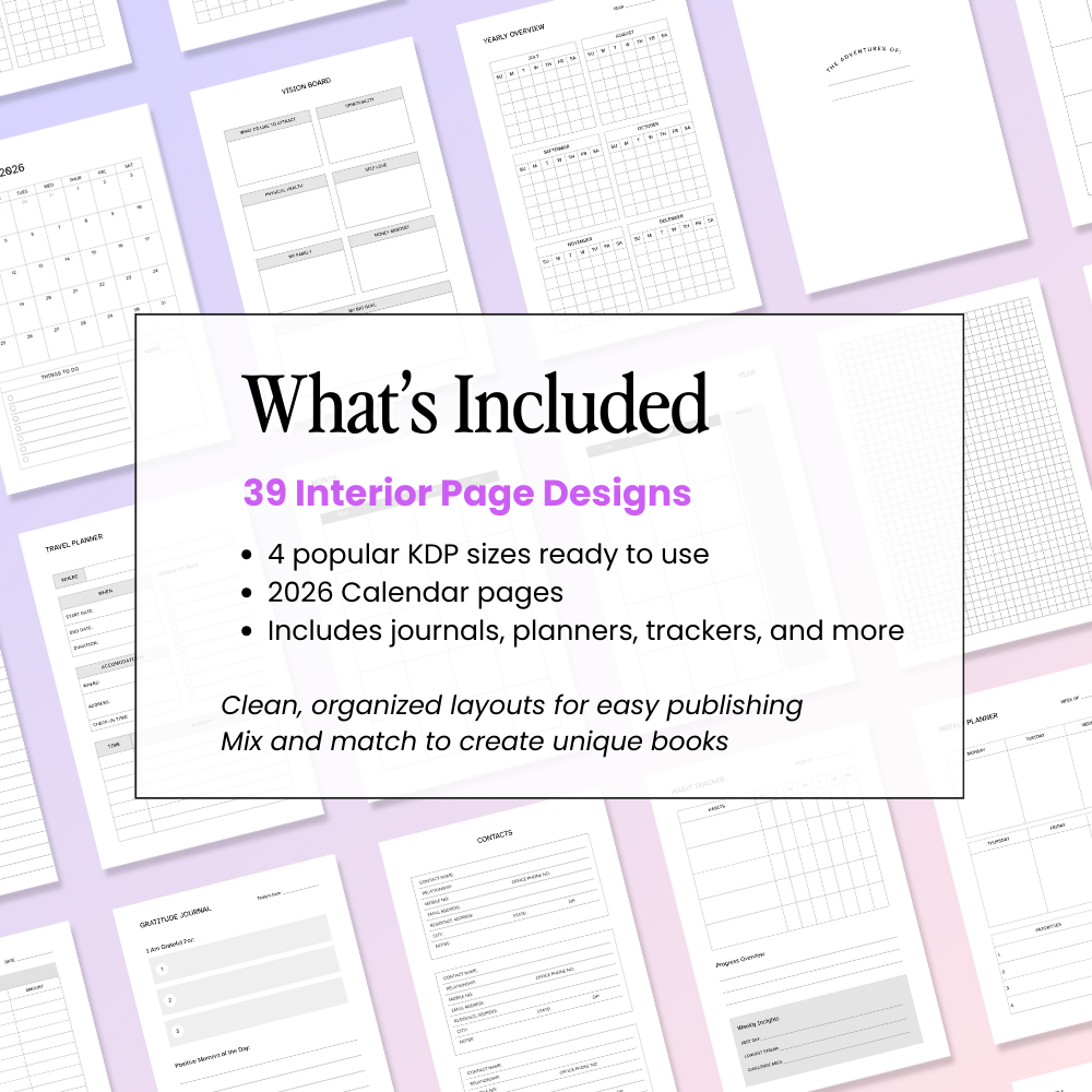 Sell Physical Planners, Notebooks, & Journals