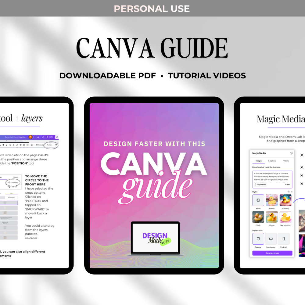 Canva Guide Design Faster With this Canva Guide – Design Made Clear