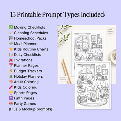 The Printable Prompt Vault