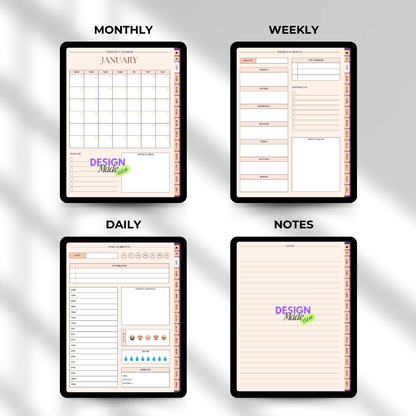 Aesthetic Girl Digital Planner