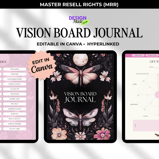 Vision Board Digital Planner