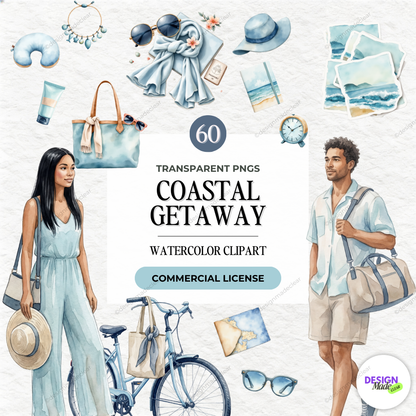 300+ Watercolor Clipart PNG Bundle