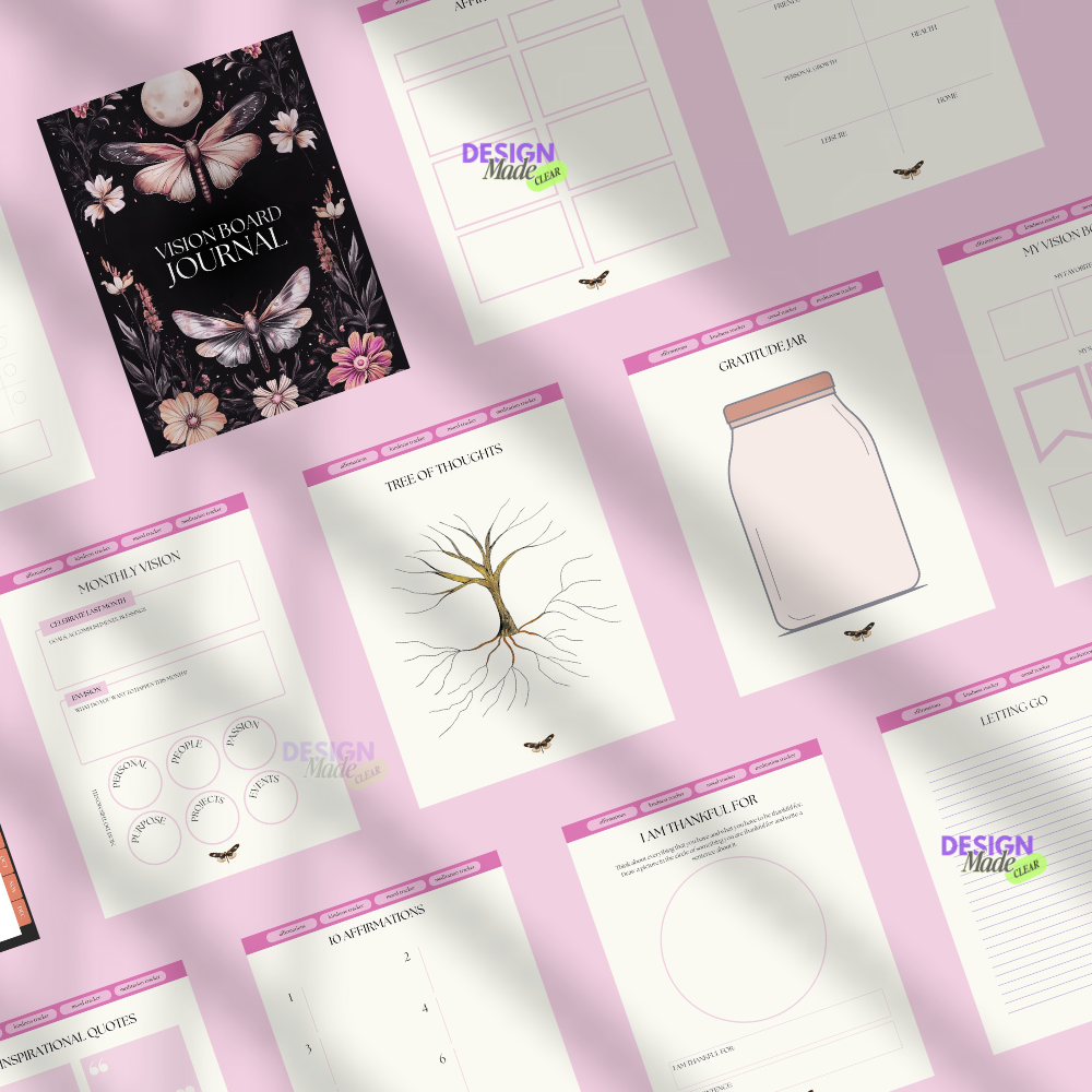 Vision Board Digital Planner