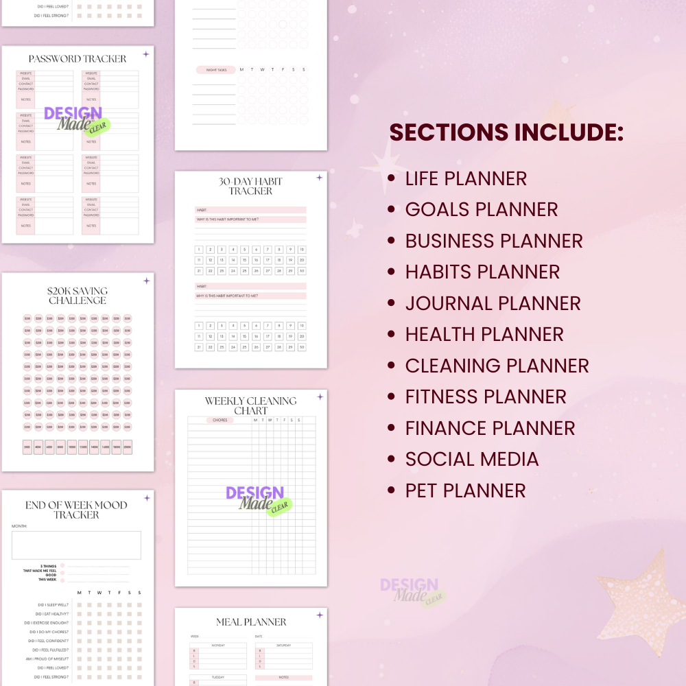 ADHD Digital Planner