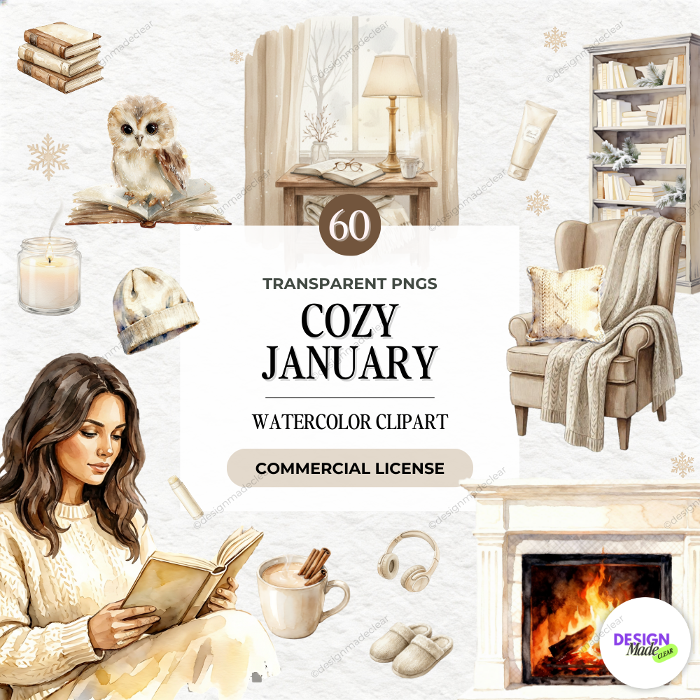 300+ Watercolor Clipart PNG Bundle