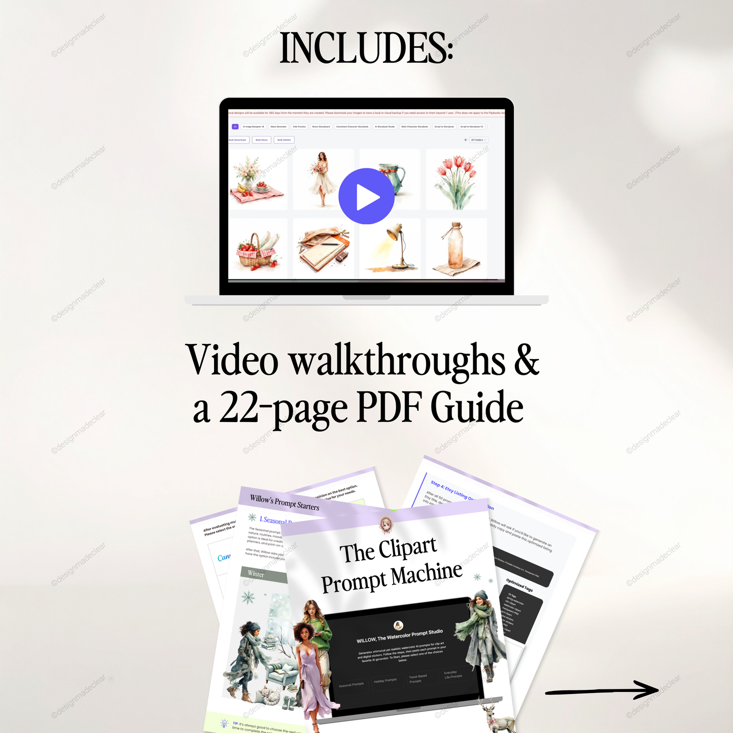 The Clipart Prompt Machine