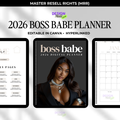 2026 Boss Babe Digital Planner